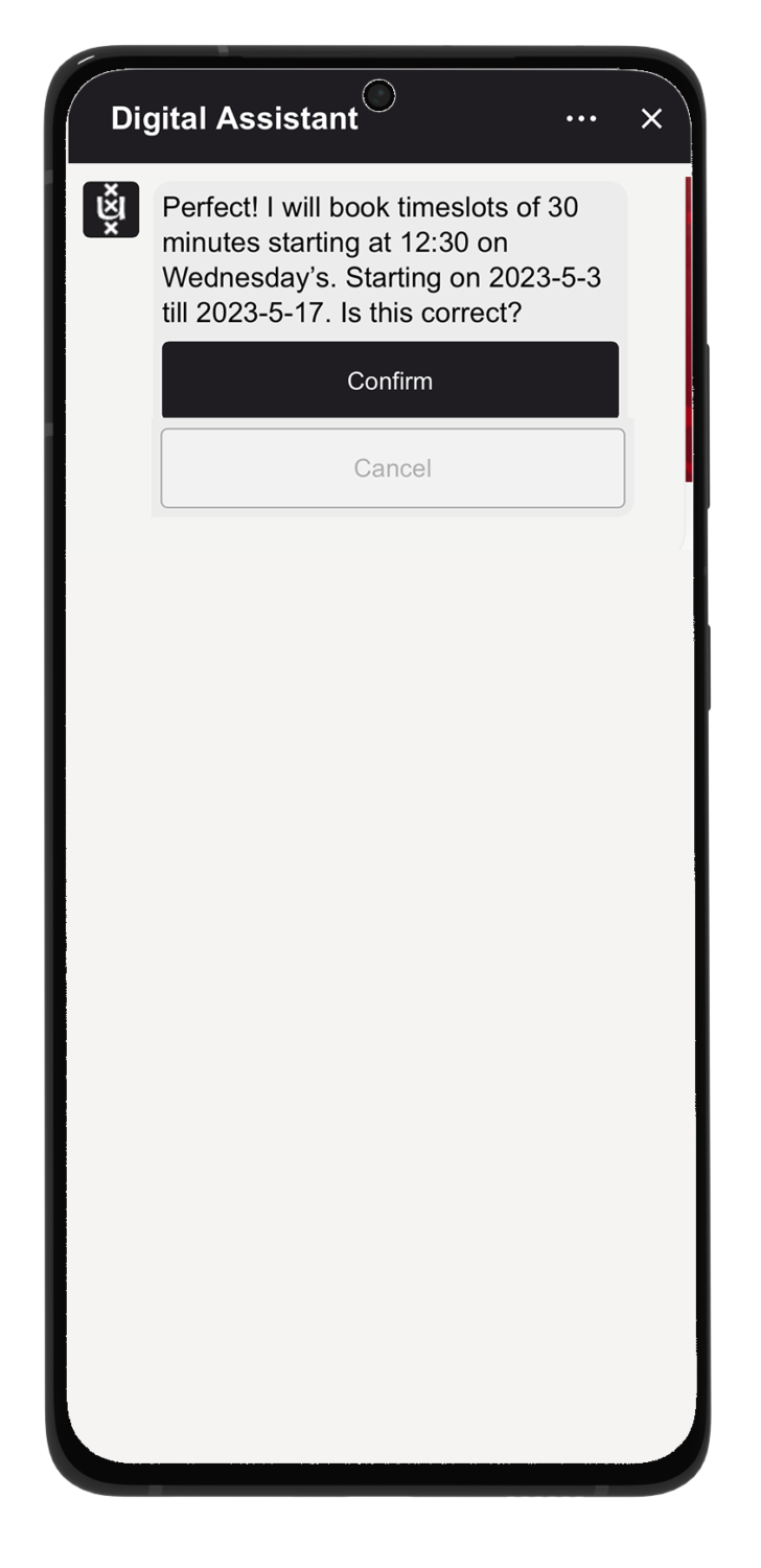 Booking Assistant Admission Demo Series_7